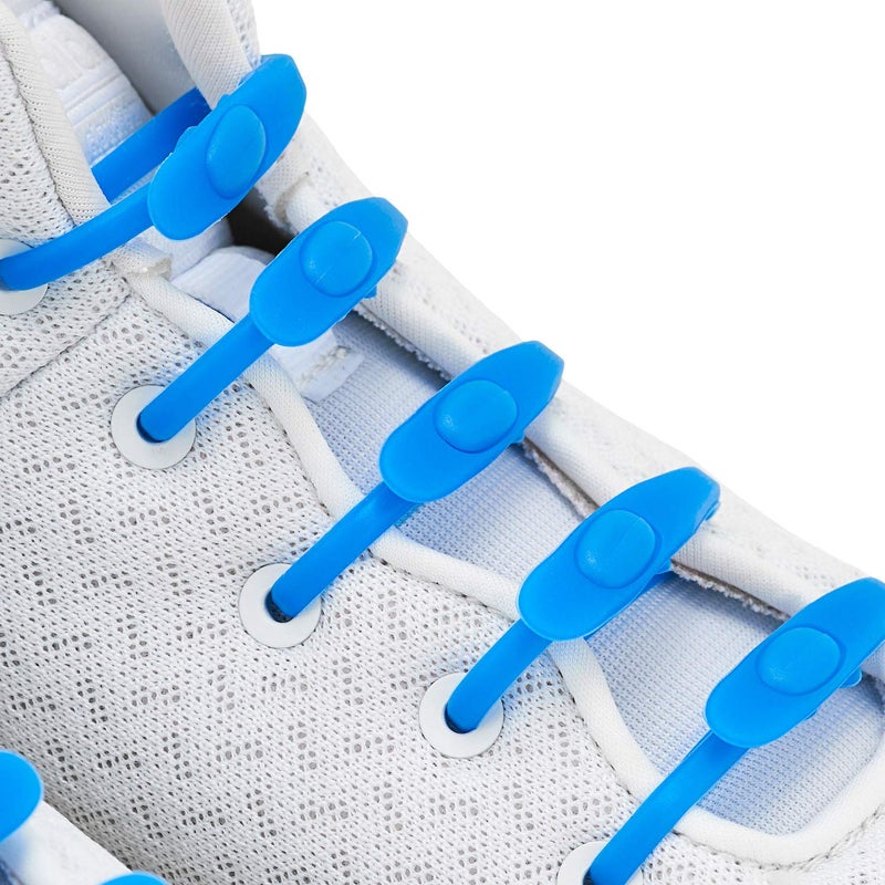 ZOOEASS No Tie Elastic Shoe Laces for Kids and Adults,Best for Sneaker(Blue) - Image 5